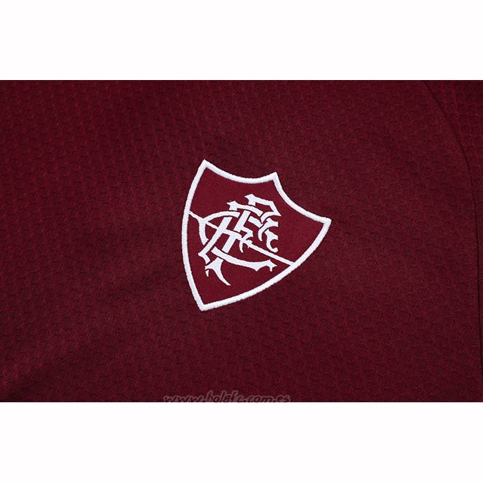 Chandal del Fluminense Manga Corta 2025-2026 Rojo - Pantalon Corto